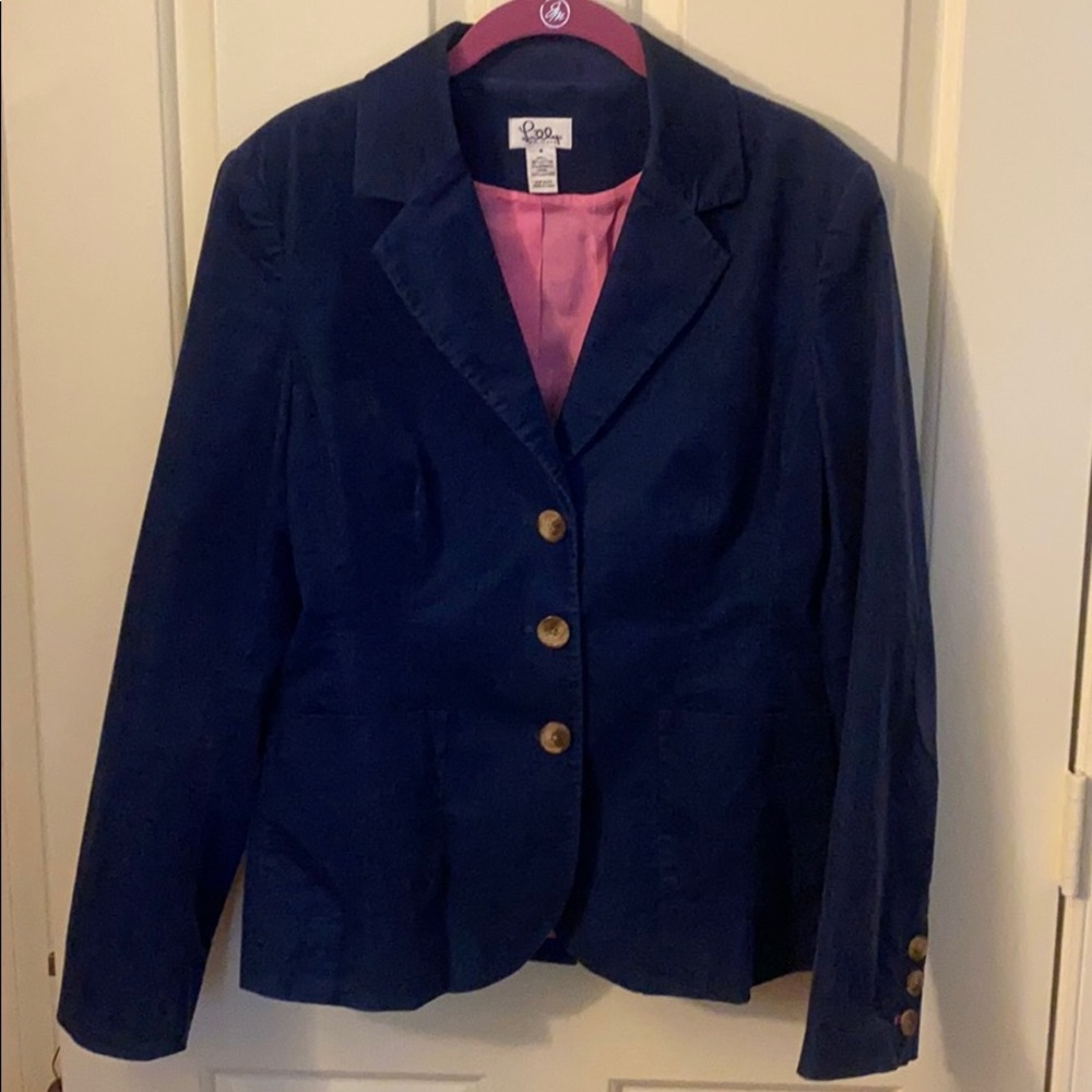 Lily Pulitzer fine wale corduroy blazer